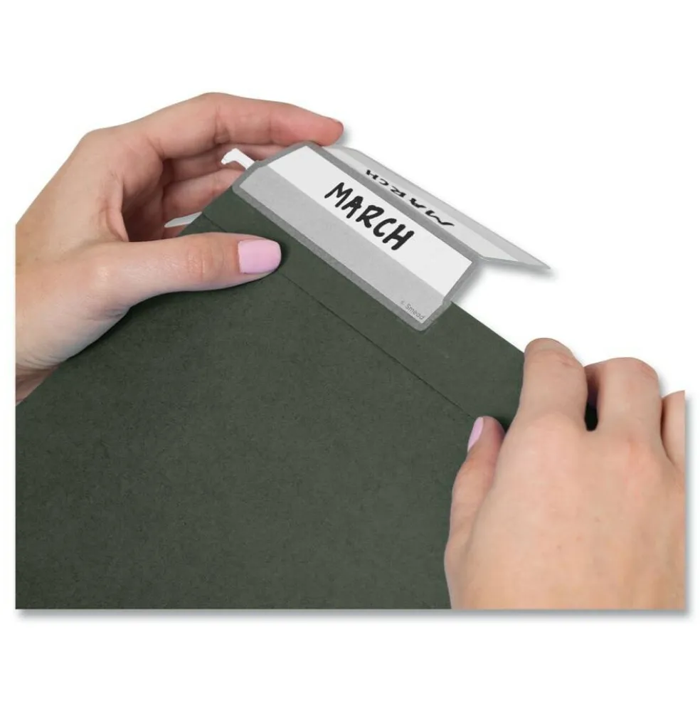 Smead 100 Percent Recycled Letter Size Hanging File Folders with ProTab Kit - Standard Green (1-Kit)