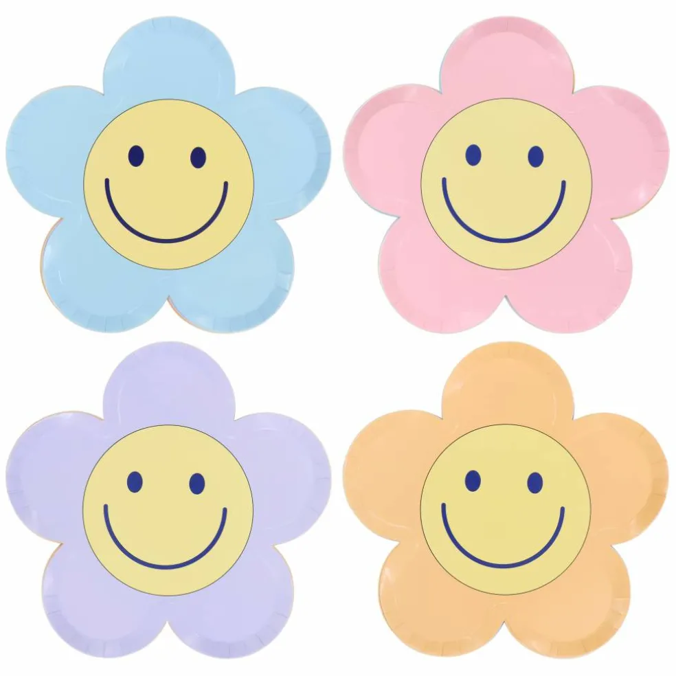 7" Smiling Flower Dinner Plates, 8ct. by Celebrate It™