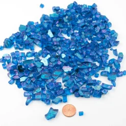 Smurf Blue Reflective Fire Glass for Arts and Crafts