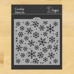 Snowflakes Cookie & Craft Stencil | CM036 by Designer Stencils |