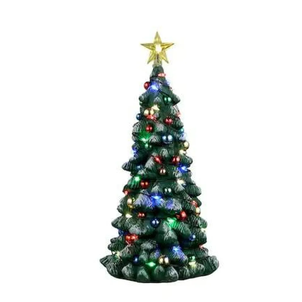 Snowy Christmas Tree (Multi Light) Lemax