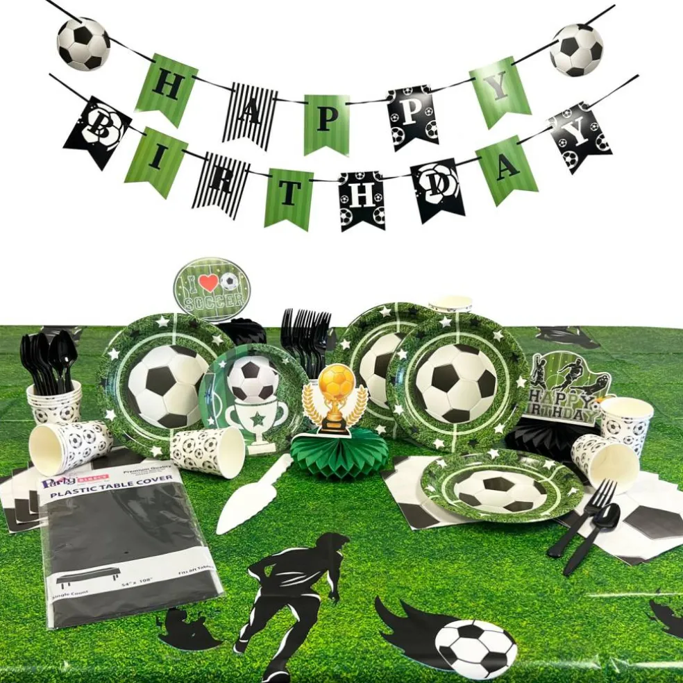 Soccer Honeycomb Centerpieces – 1 Centerpiece