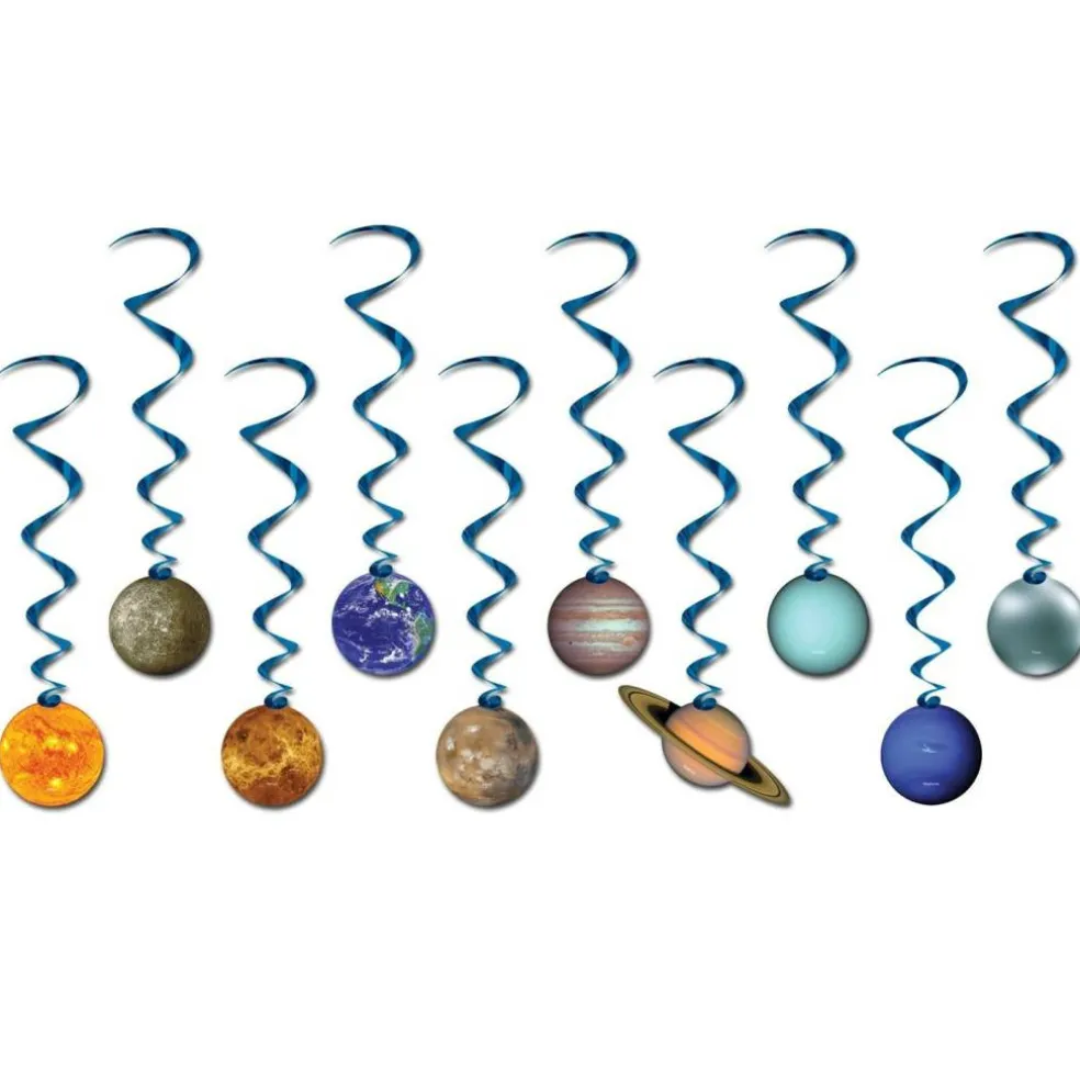 Solar System Party Whirls 10/Pkg