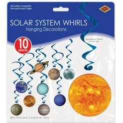 Solar System Party Whirls 10/Pkg