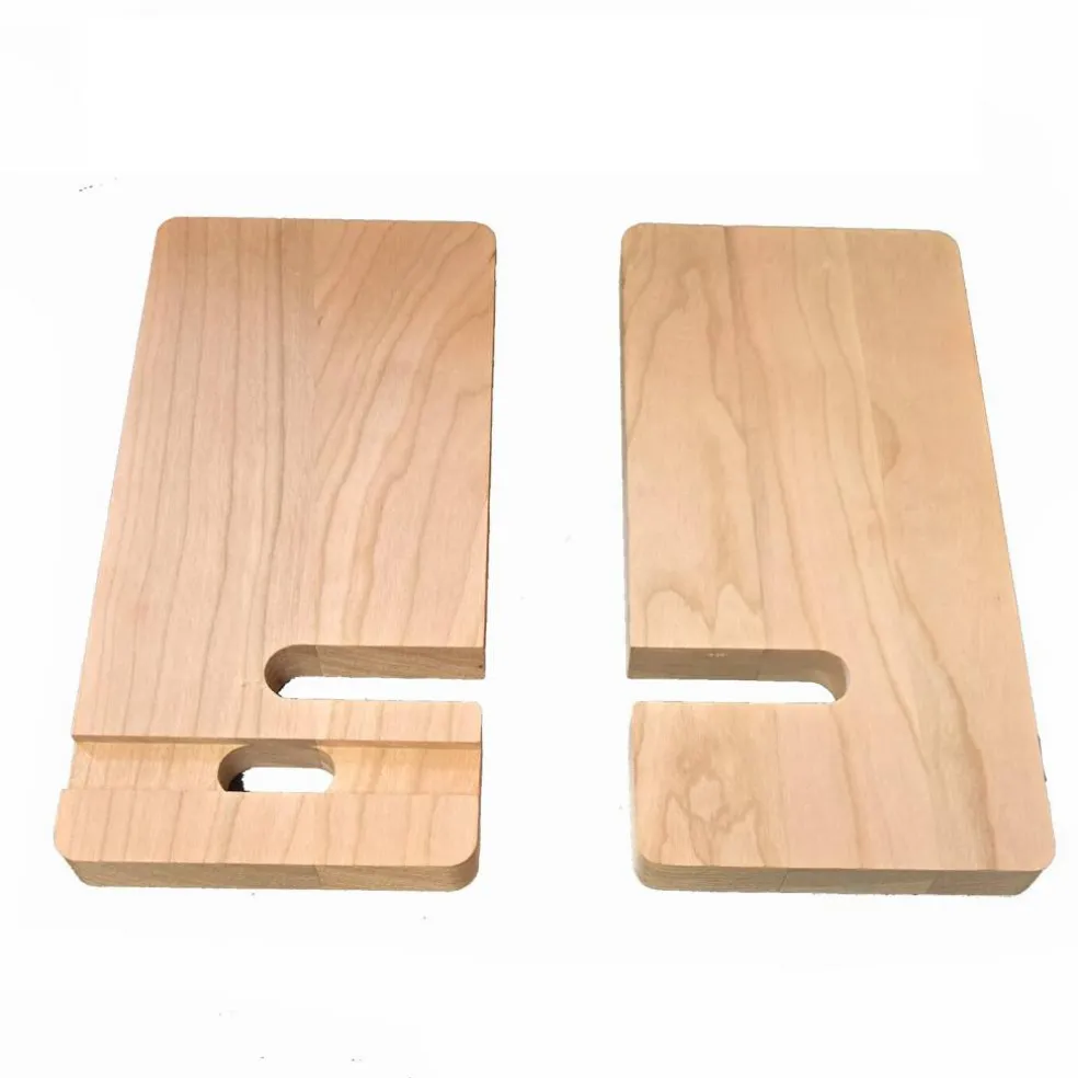 Solid Cherry, Smart Phone Viewing and Charging Stand, 3-Pack