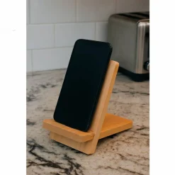 Solid Cherry, Smart Phone Viewing and Charging Stand, 3-Pack