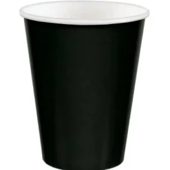Solid Color 9oz Paper Cups ā 20 Cups/Pack or 240 Cups/Case