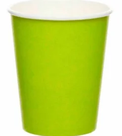 Solid Color 9oz Paper Cups – 14 Cups/Pack or 168 Cups/Case