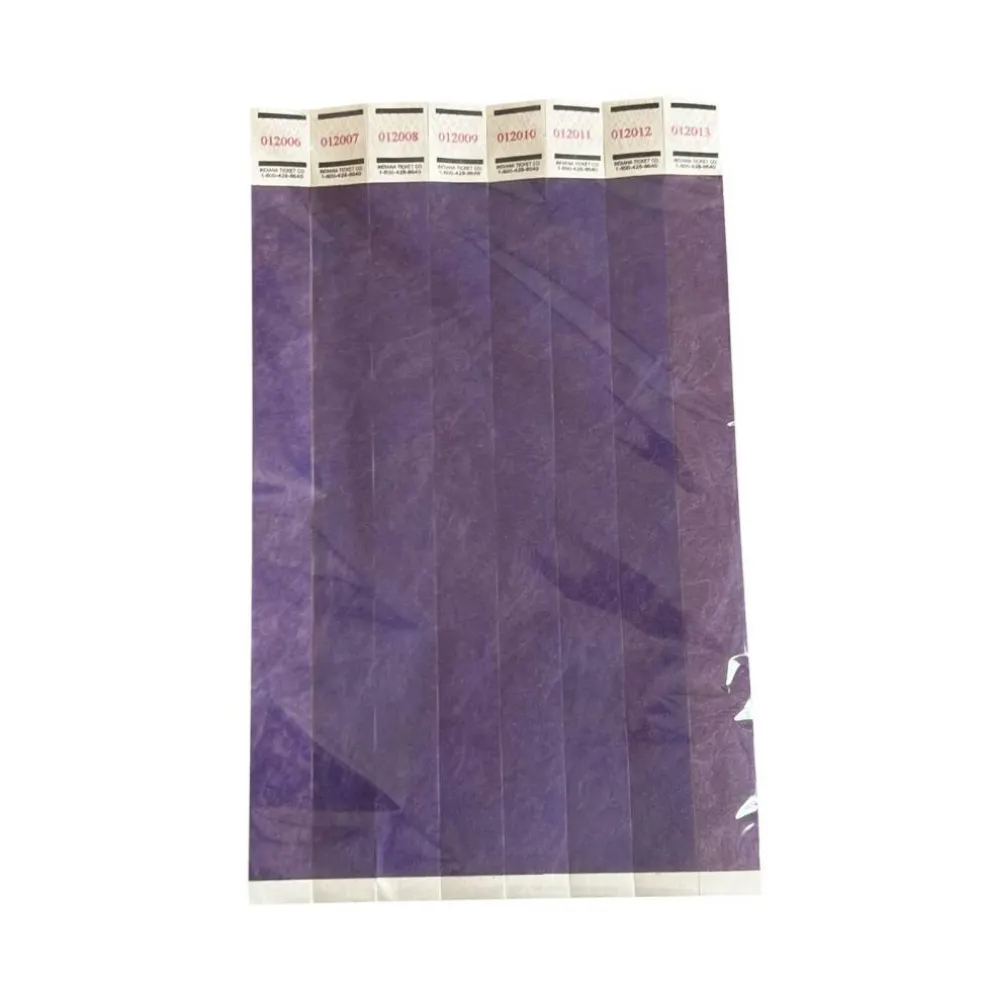 Solid Color Wristbands – 500/Box or 1,000/Box