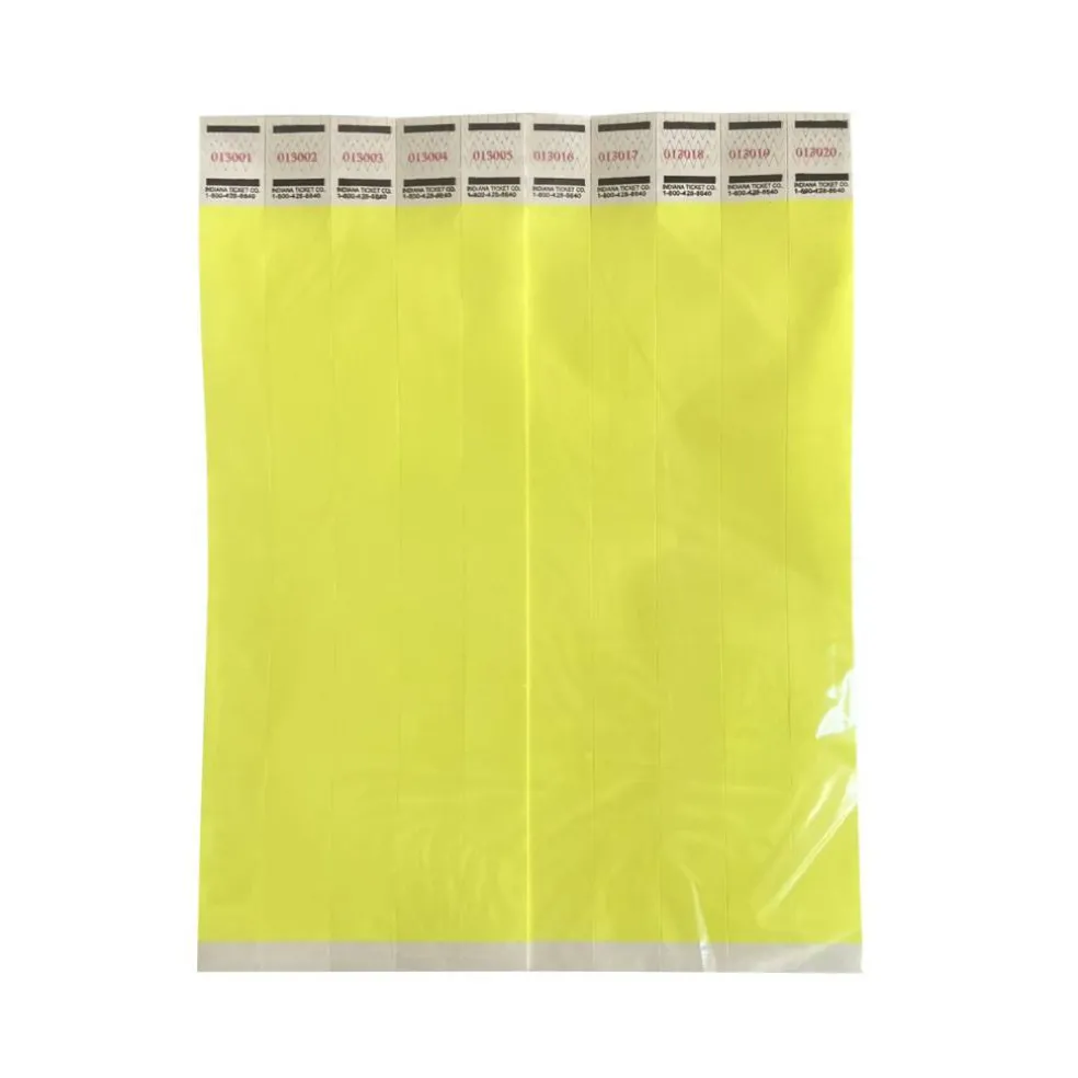 Solid Color Wristbands – 500/Box or 1,000/Box