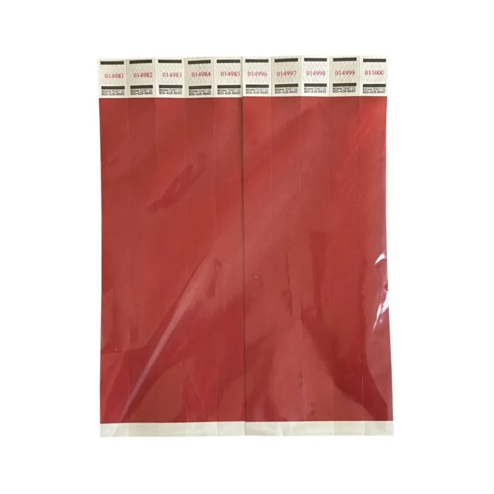 Solid Color Wristbands – 500/Box or 1,000/Box
