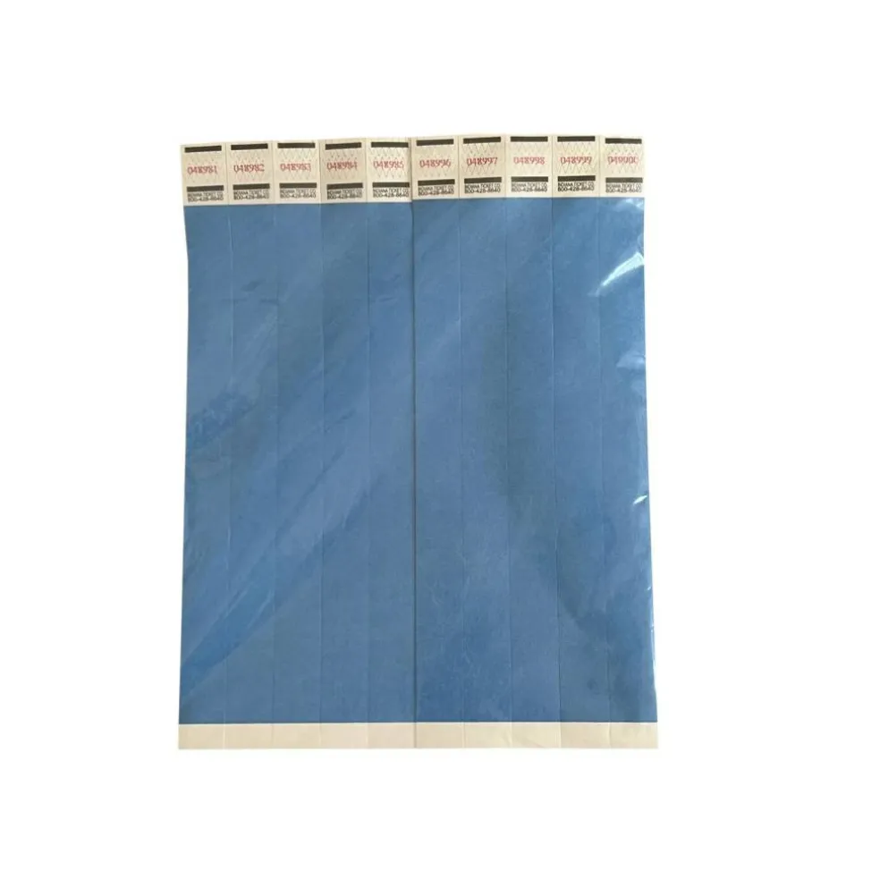 Solid Color Wristbands – 500/Box or 1,000/Box