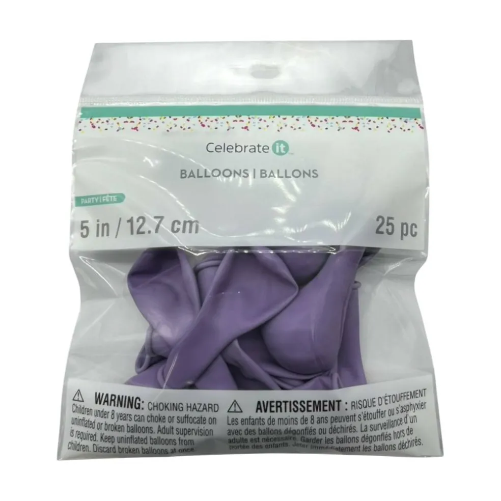 5" Solid Latex Balloons, 25ct. by Celebrate It™