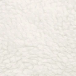 Solid Natural Creamy White Sherpa Plush Fleece Fabric | By the Yard