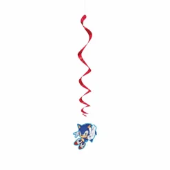 Sonic the Hedgehog™ Hanging Swirl Décor, 3ct.