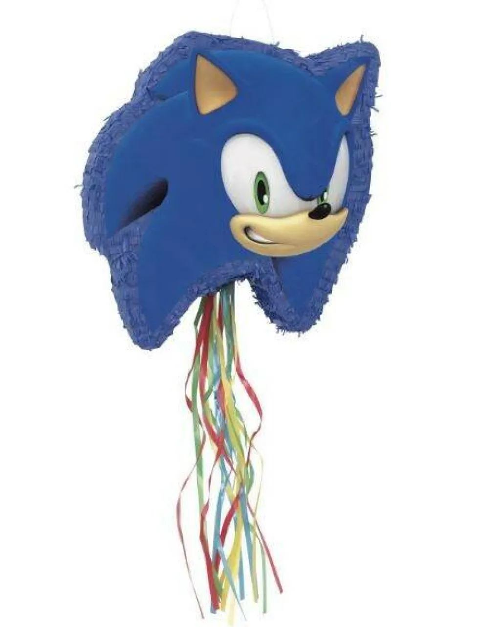 Sonic the Hedgehog, Head Shaped, Drum Pull-String Pinata