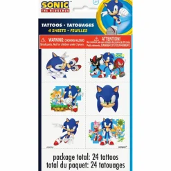 Sonic the Hedgehog™ Temporary Tattoos, 24ct.