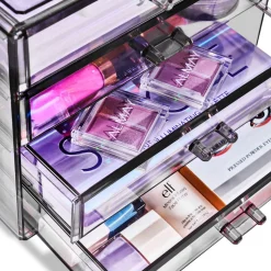 Sorbus 4-Drawer Makeup & Jewelry Storage Case