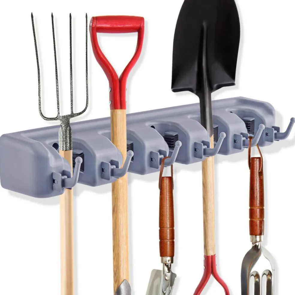Sorbus 16 Inch Wall-Mounted Garage & Garden Tool Organizer