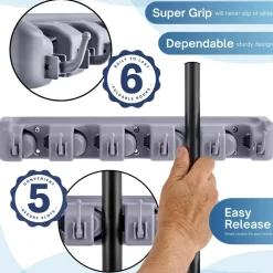 Sorbus 16 Inch Wall-Mounted Garage & Garden Tool Organizer