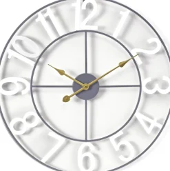 Sorbus Large Wall Clock - 24-inch Decorative Numeral Wall Clock - Battery Operated Analog - Living Room and Kitchen Décor