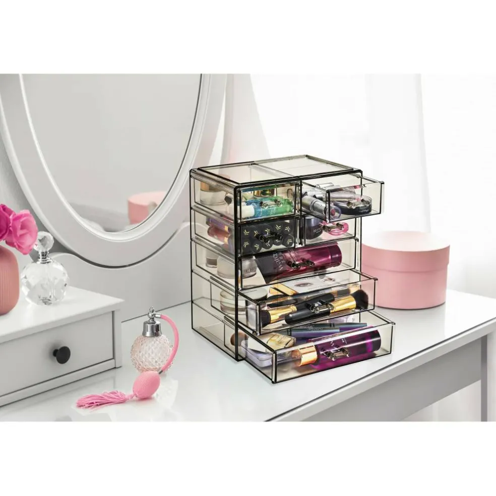Sorbus Makeup & Jewelry Storage Case with 3 Large & 4 Small Drawers