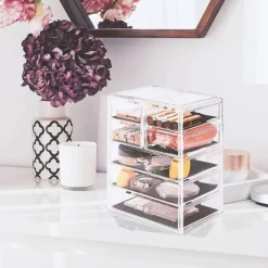 Sorbus Makeup & Jewelry Storage Case with 3 Large & 4 Small Drawers