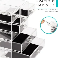 Sorbus Makeup & Jewelry Storage Case with 3 Large & 4 Small Drawers