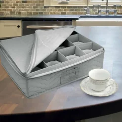 Sorbus 5-Piece Dinnerware Storage Set