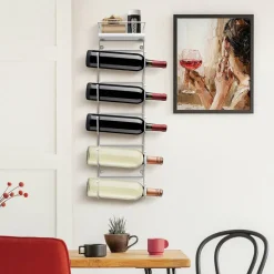 Sorbus Wall Mounted Towel Rack with Shelf