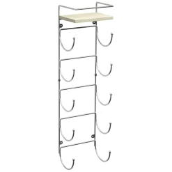 Sorbus Wall Mounted Towel Rack with Shelf