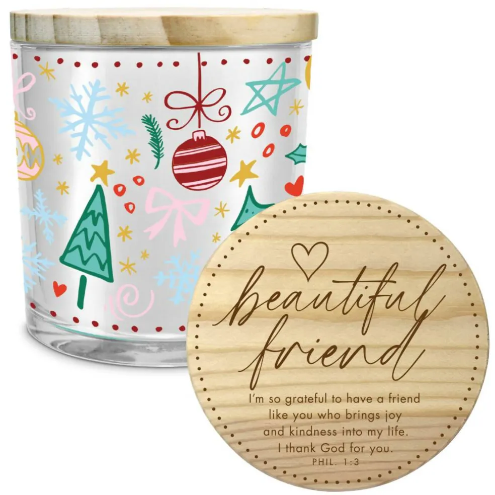 Soy Candle Beautiful Friend Christmas