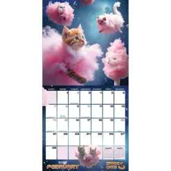 2027 Space Cats Mini Calendar