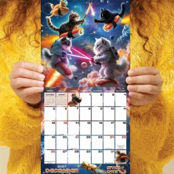 2027 Space Cats Mini Calendar