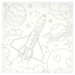 Spaceship Canvas Painting Craft Kit by Creatology™