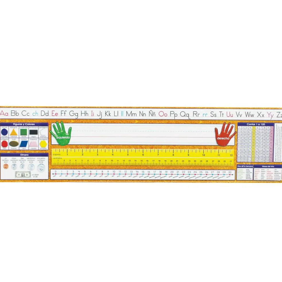 Spanish Desk Plate Traditional Manuscript, 3 Bundle Packs