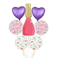 Spa Party Birthday Foil Balloon Bundle