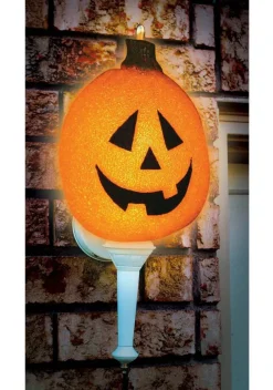 Sparkling Pumpkin Porch Light Cover Decoration