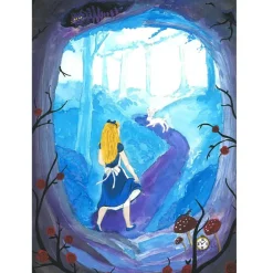 Sparkly Selections Alice in Wonderland by Local Utah Artist Rachel H. Diamond Painting Kit, Round Diamonds