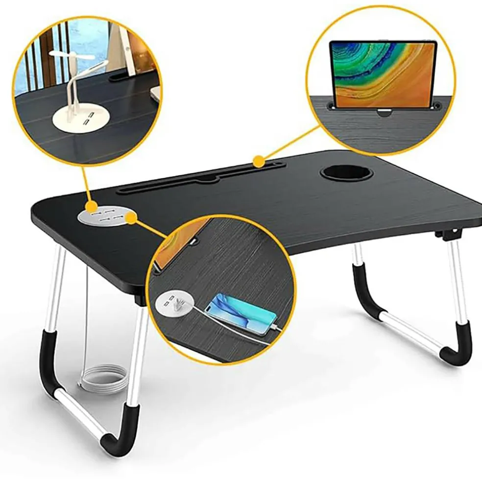 Sparkly Selections 25.25" Black Diamond Painting & Crafting Lap Desk