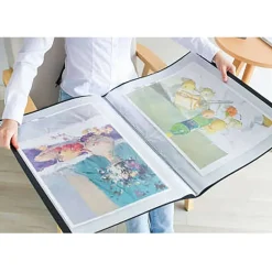 Sparkly Selections Black Diamond Painting Kit Storage Folder Book, 16.5