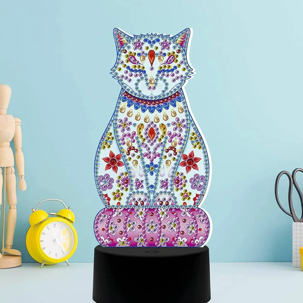 Sparkly Selections Cat Lamp Diamond Art Kit