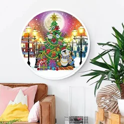 Sparkly Selections Christmas Tree Diamond Painting Wall Decoration Kit