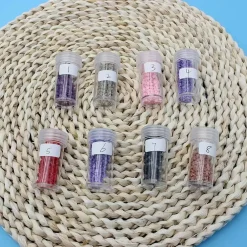 Sparkly Selections Clear Diamond Painting Storage Container with 24 Bottles