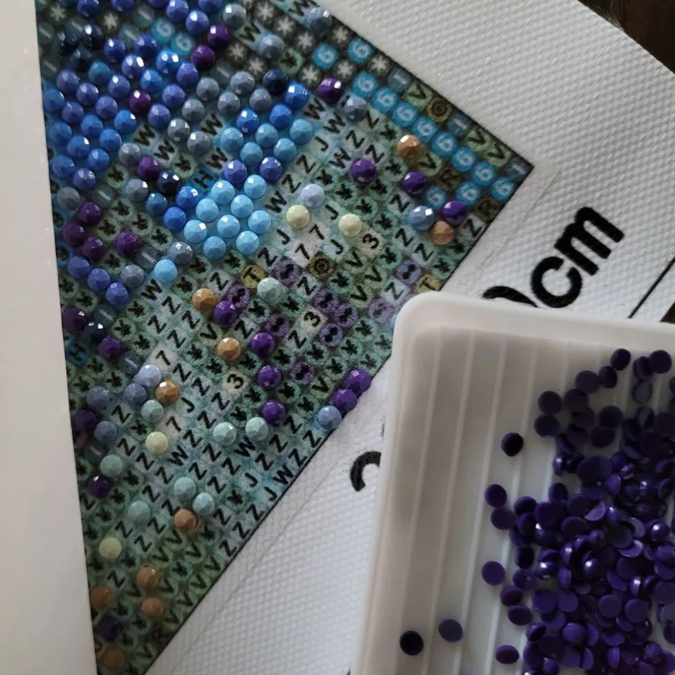Sparkly Selections Colorful Rose Diamond Painting Kit, Round Diamonds
