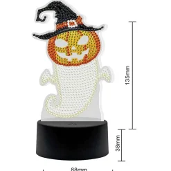 Sparkly Selections Ghost Pumpkin Lamp Diamond Art Kit