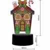 Sparkly Selections Gingerbread House Lamp Diamond Art Kit