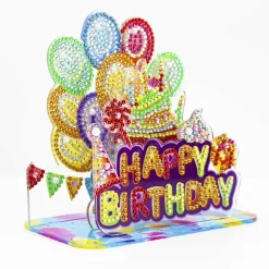 Sparkly Selections Happy Birthday 3D Decoration Diamond Painting