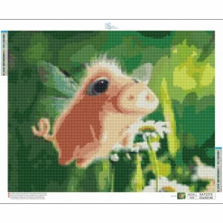 Sparkly Selections Piglet Fairy Diamond Art Kit, Round Diamonds