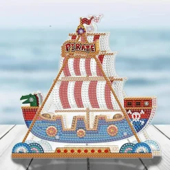 Sparkly Selections Pirate Ship Ferris Wheel 3D Decoration Diamond Painting